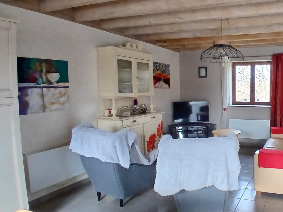 Aloreedubois, gîte 6 pers., Saint Ours les Roches, Puy de Dôme, Pièce de vie