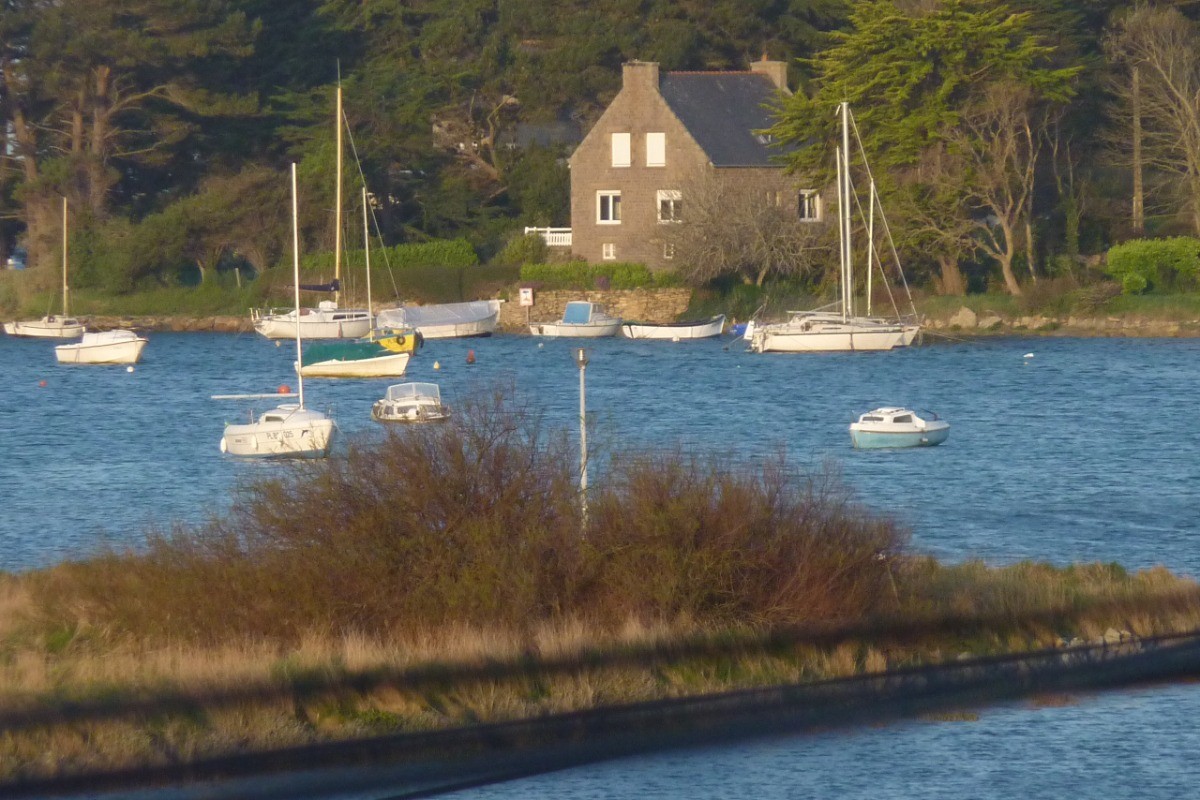Vue mer à marée haute chambre 1