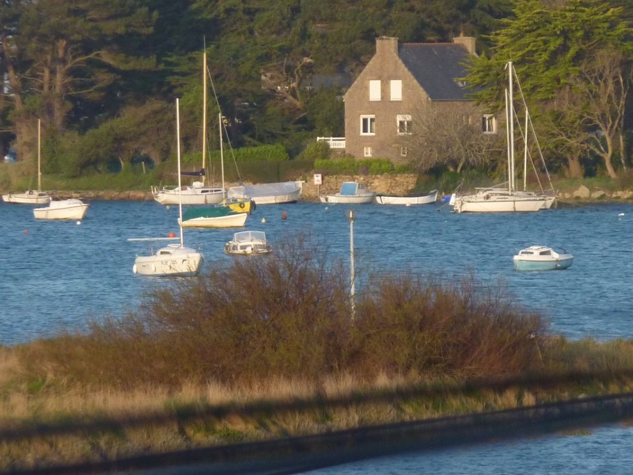 Vue mer à marée haute chambre 1