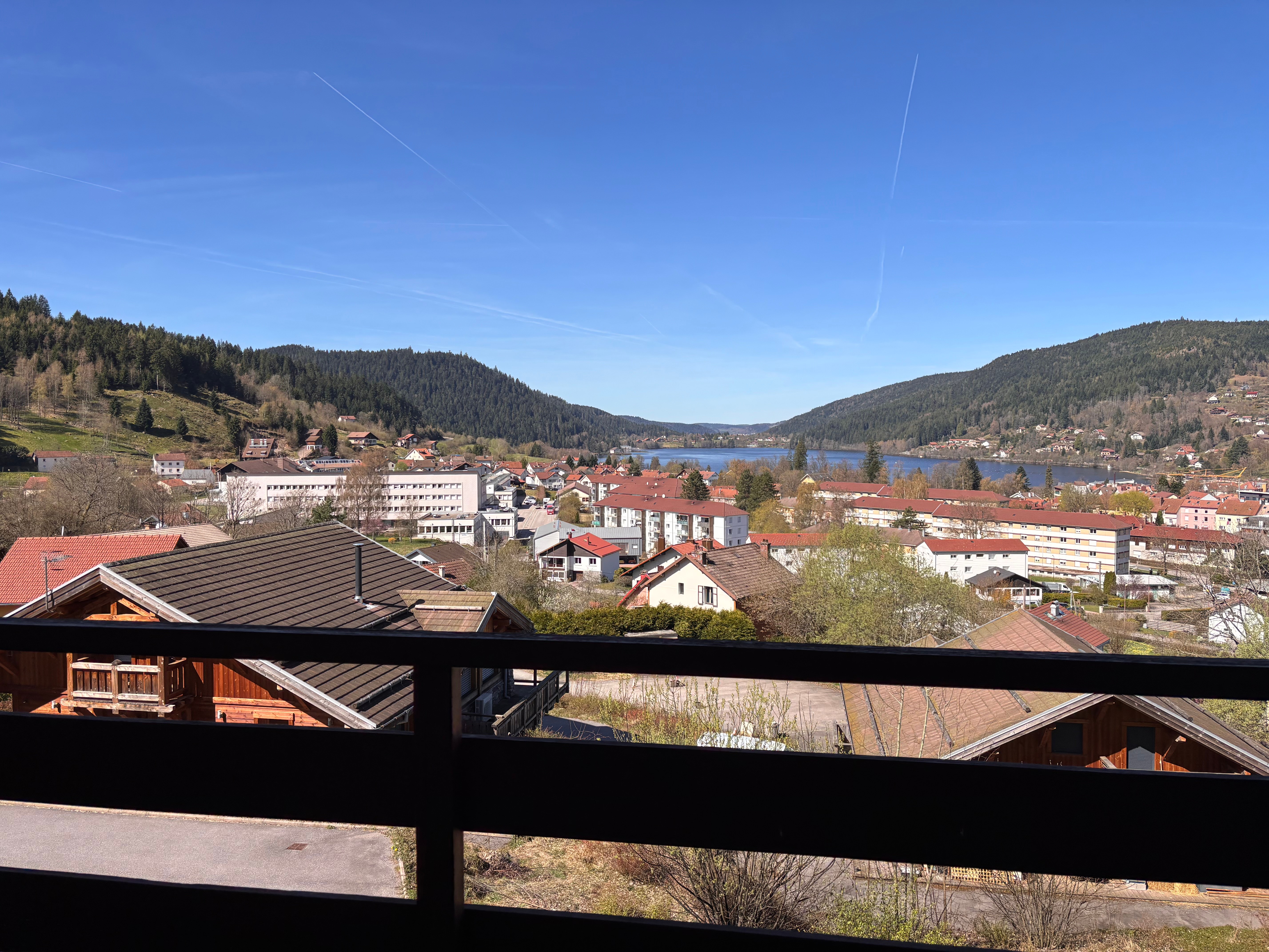 Terrace with view - Apartment with terrace in Gérardmer