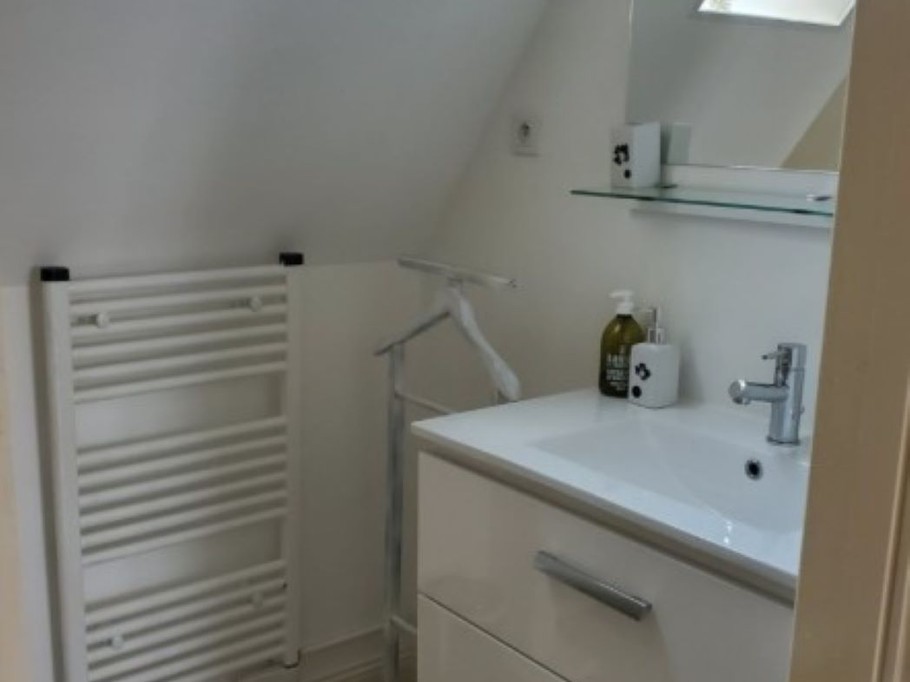 Salle d'eau moderne avec douche à l'italienne