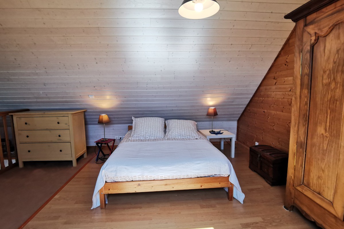 Lit double en mezzanine