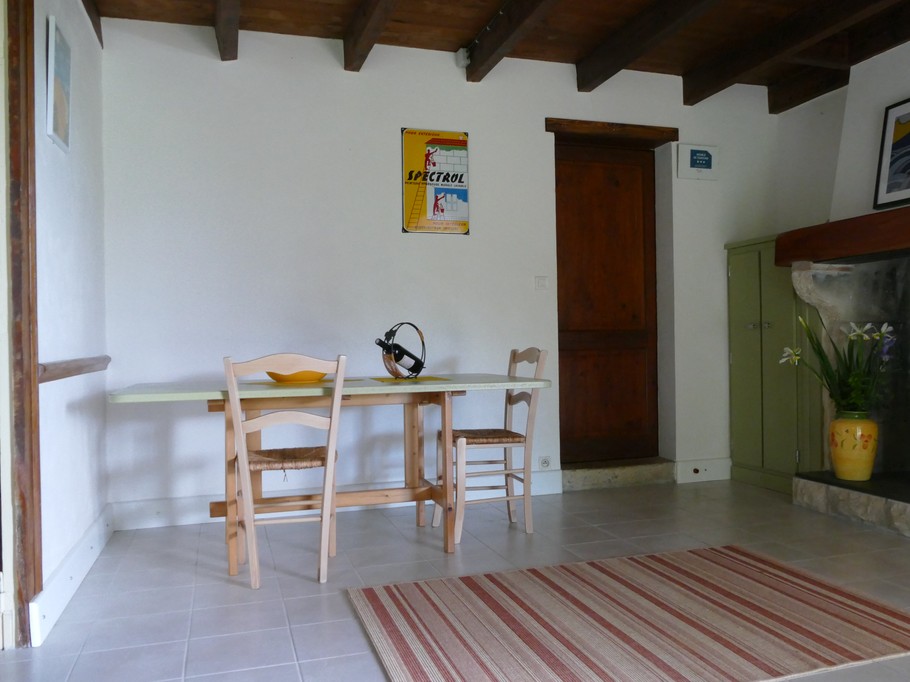 La salle à manger chaleureuse