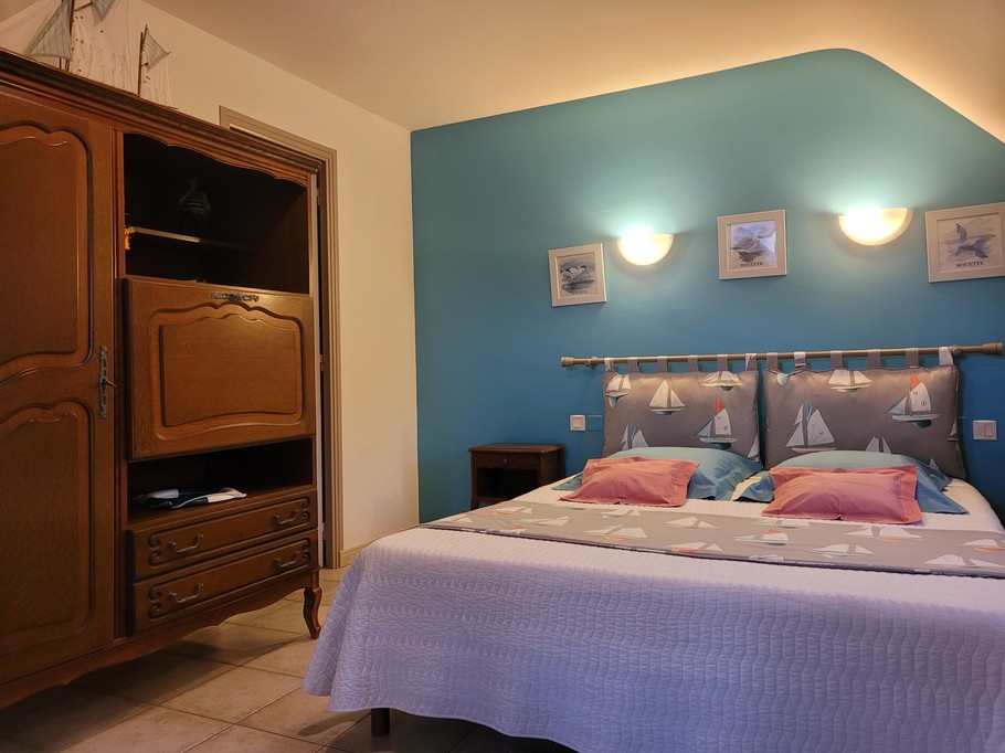 Chambre d'hôtes Mouettes avec lit 160, Disquay