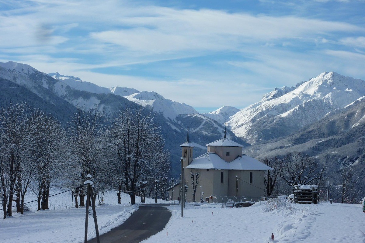 chapelle de Beaurevers en hiver