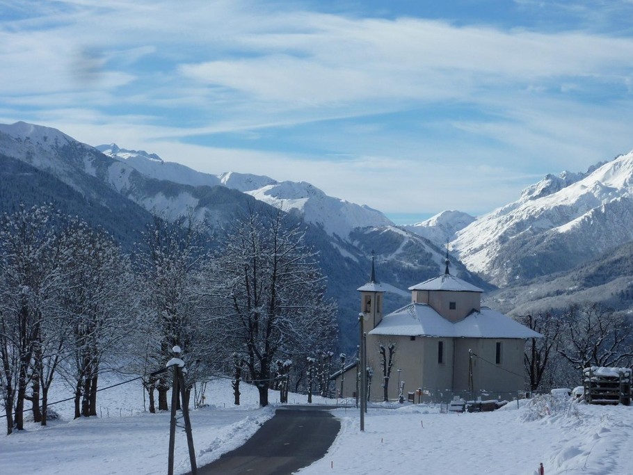 chapelle de Beaurevers en hiver