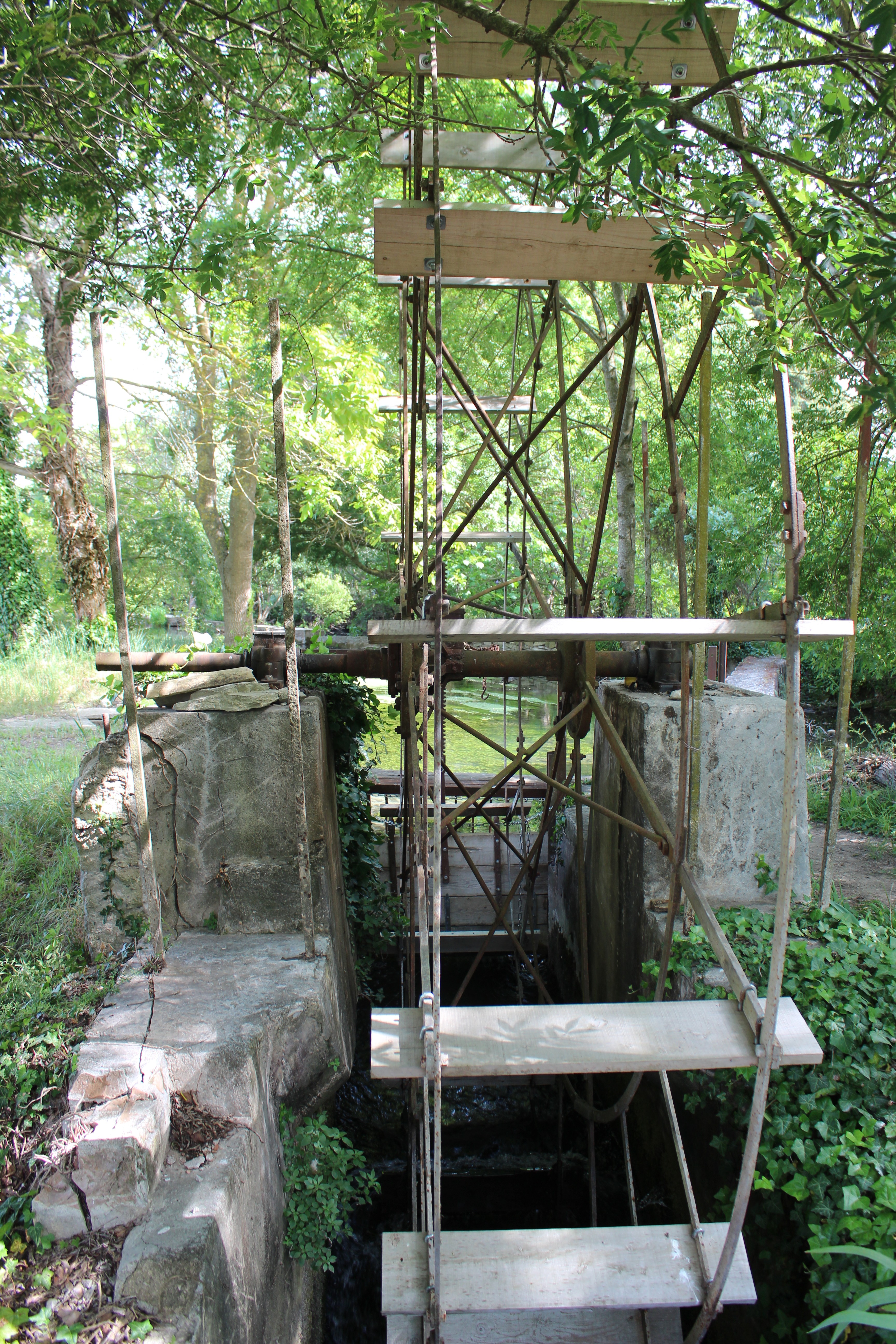 Wheel 200 m from the gîte (private)