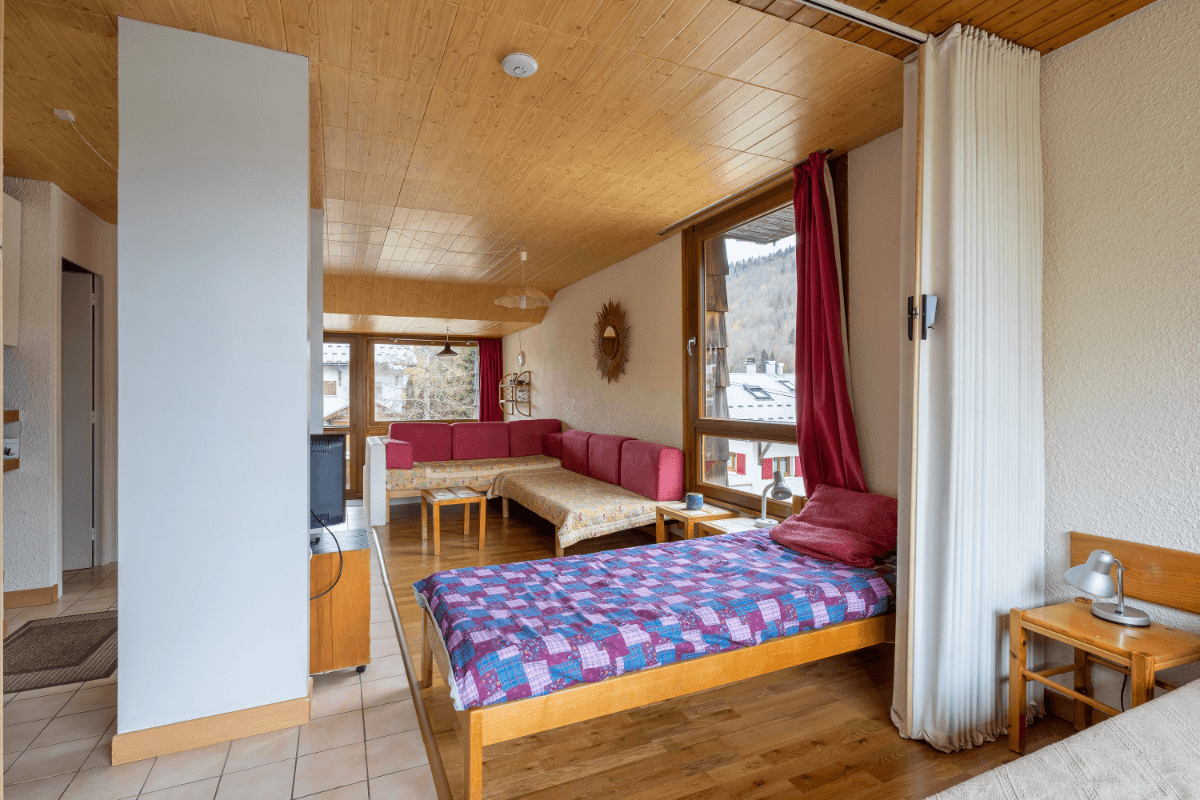 salon depuis la chambre