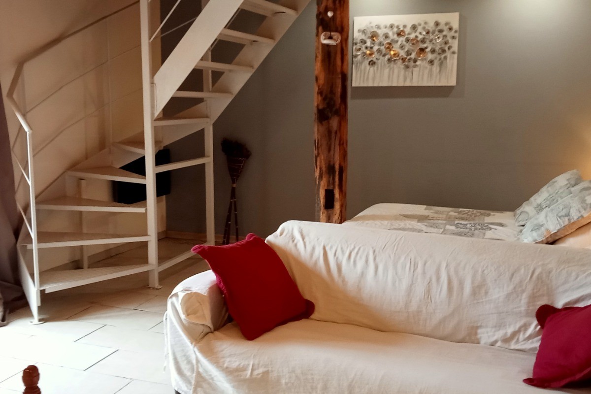 La Dame Blanche - Chambre Cordon de Royat - Chambre principale