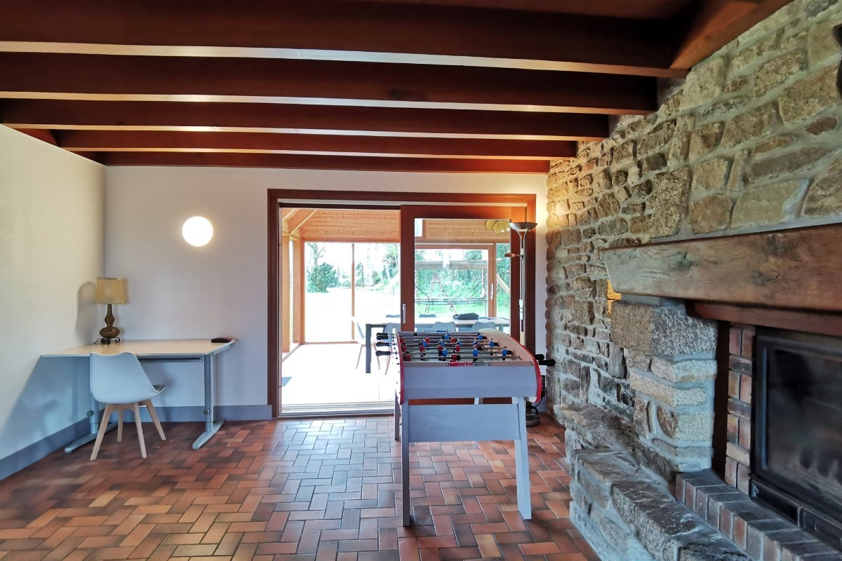 Salon-séjour - Location de vacances- Kernilis