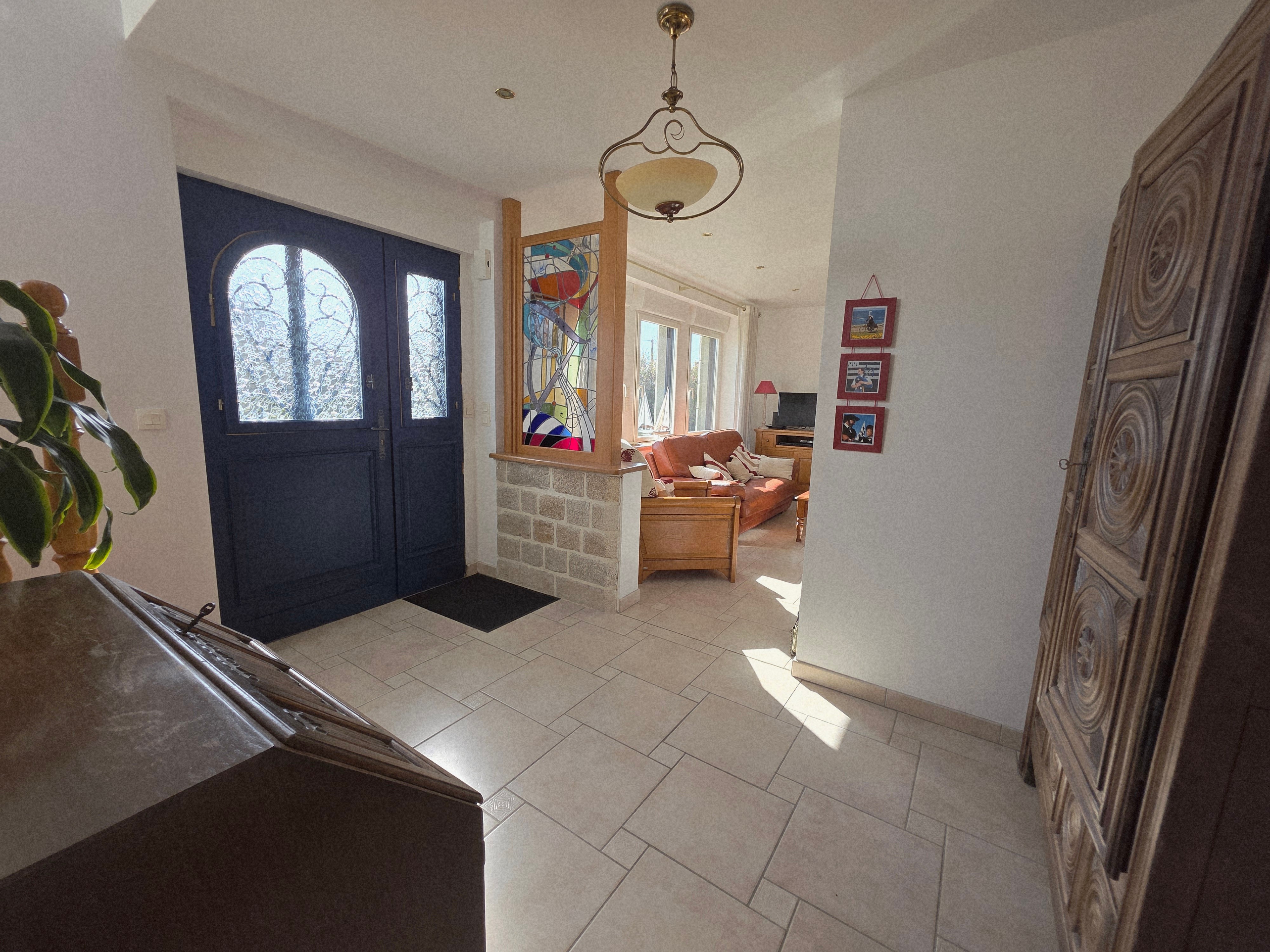 The entrance