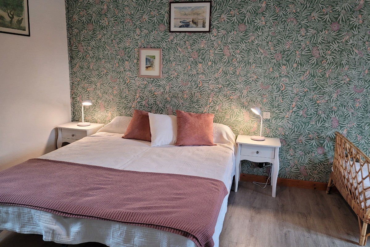 Chambre - LE MILIN DU, DE 4 A 5 PERSONNES - AU COEUR VILLAGE DE GOUAREC ENTRE LE MORBIHAN ET LES CÔTES D'ARMOR - BRETAGNE -