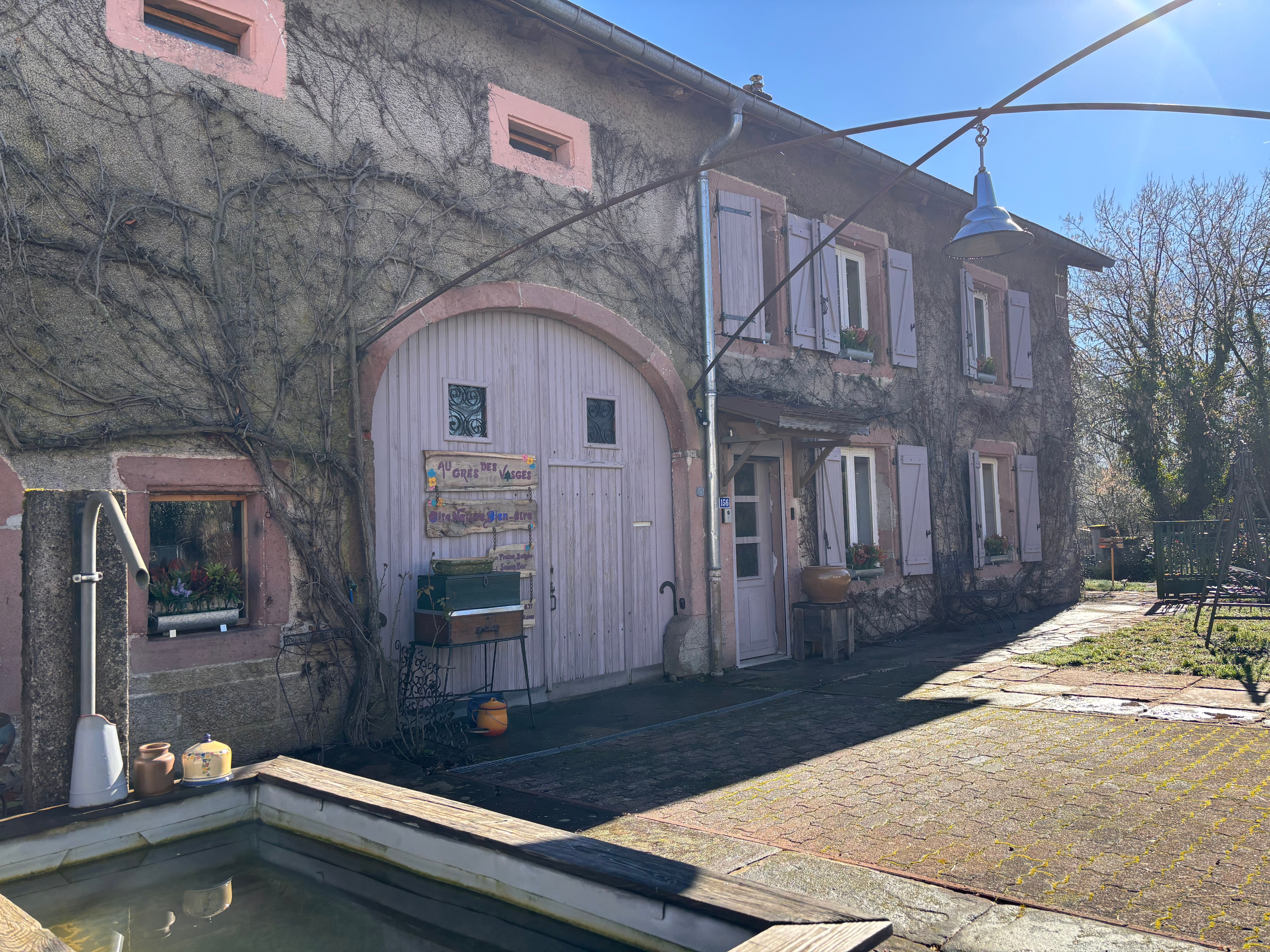Outside - Well-being gîte with character in Grès des Vosges