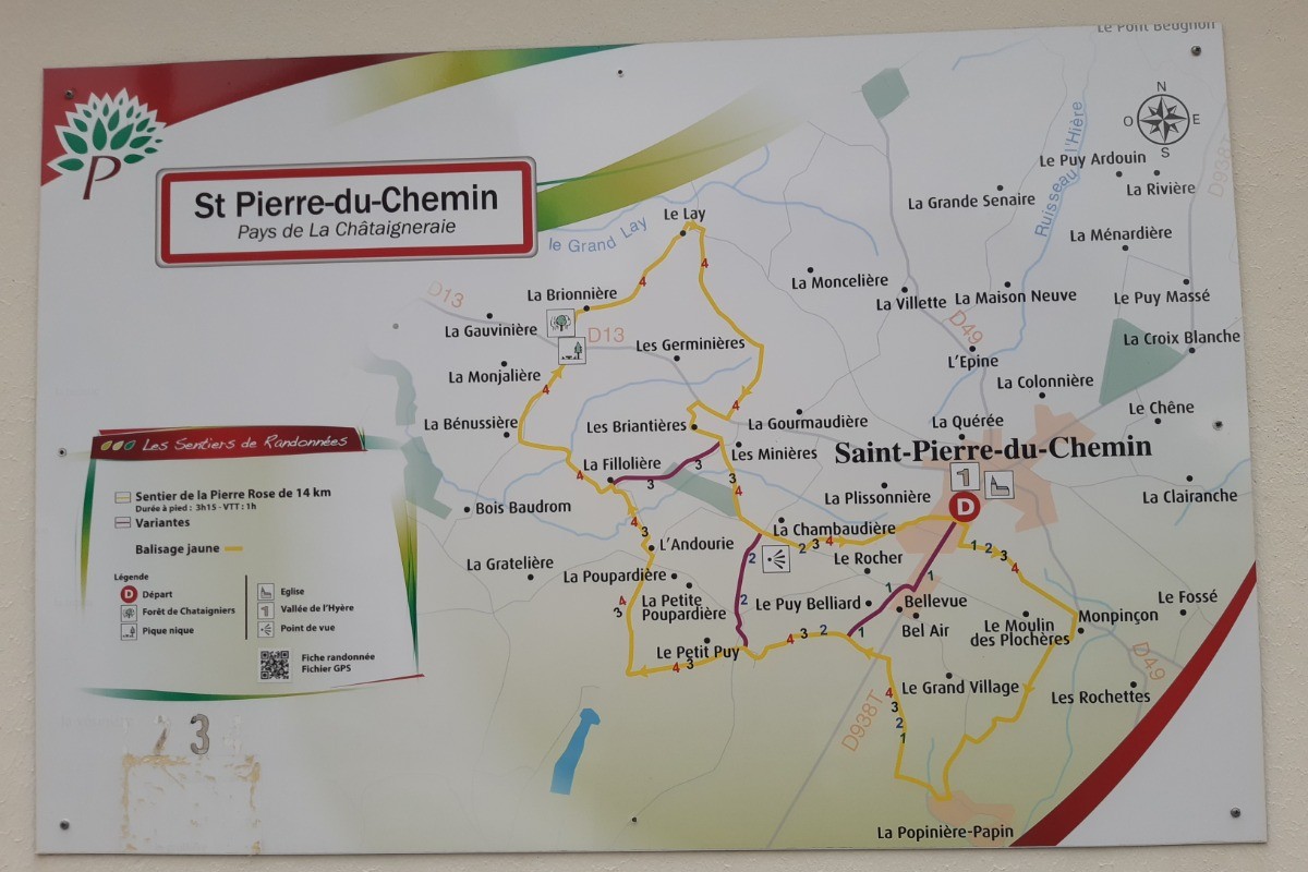 Chemins de randonnée