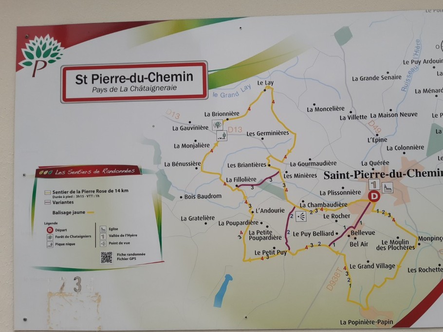 Chemins de randonnée