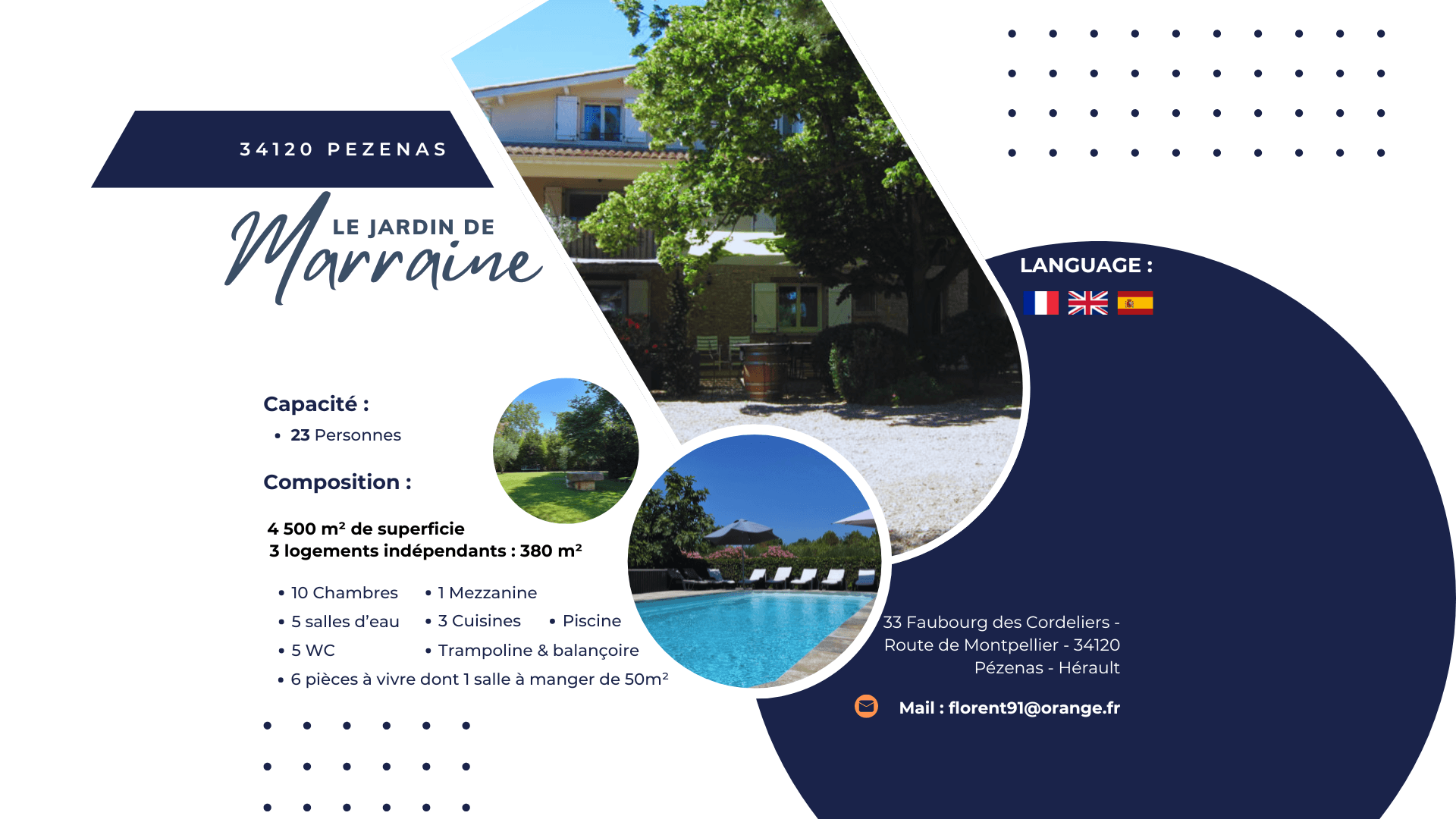 Location groupée des 3 logements  | Figuier | Tilleul | Olivier |