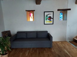 Second sofa bed in the living room