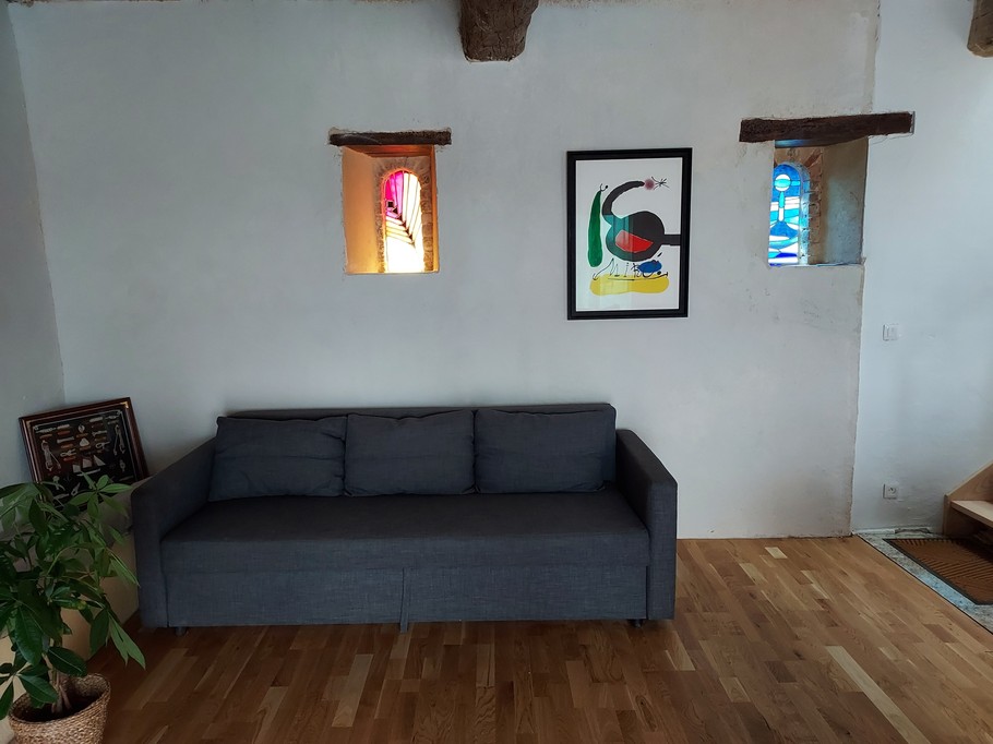 Second canapé convertible du salon