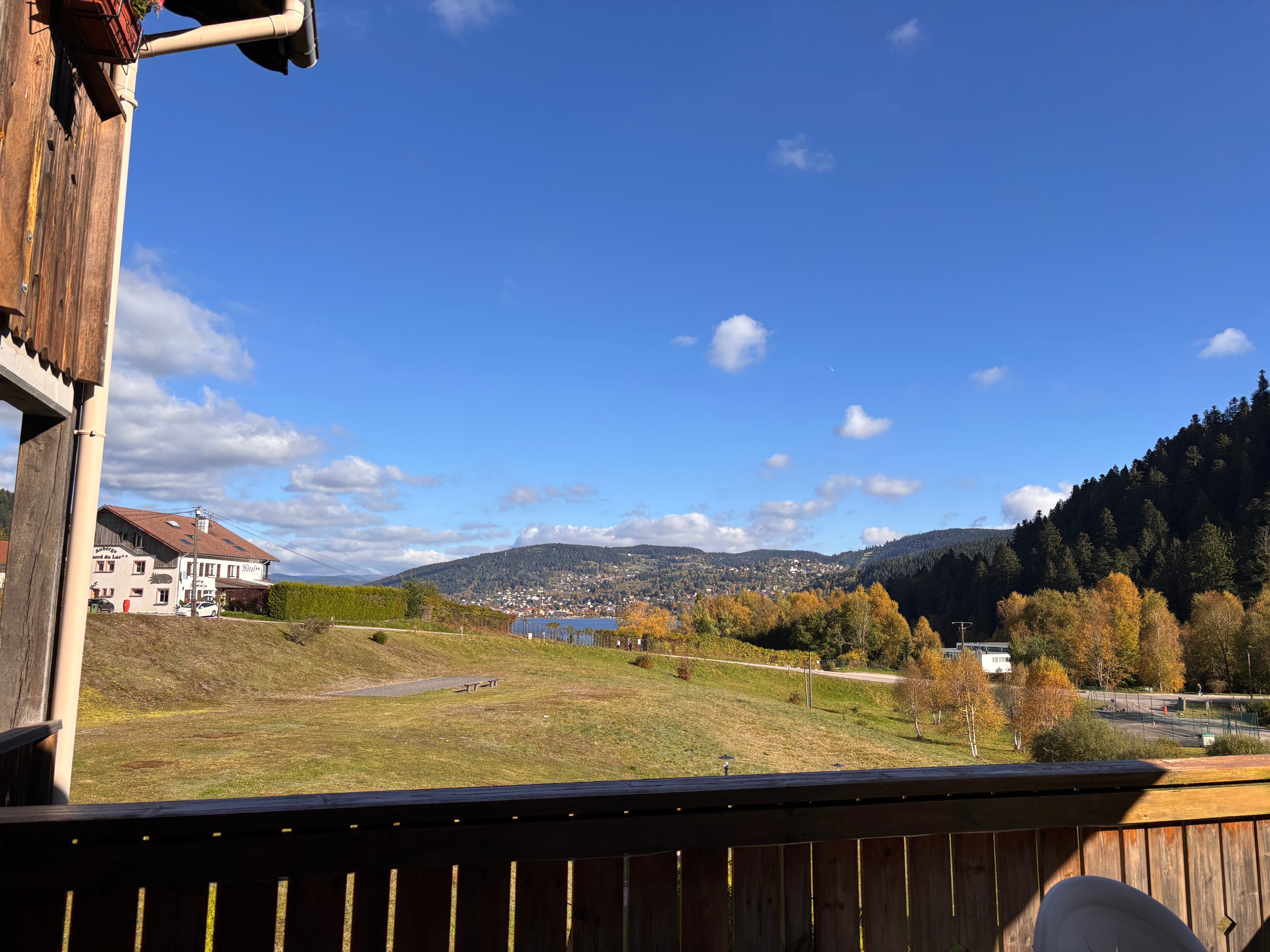 Vue depuis la terrasse - Appartement "Coup de Cœur" à Gérardmer