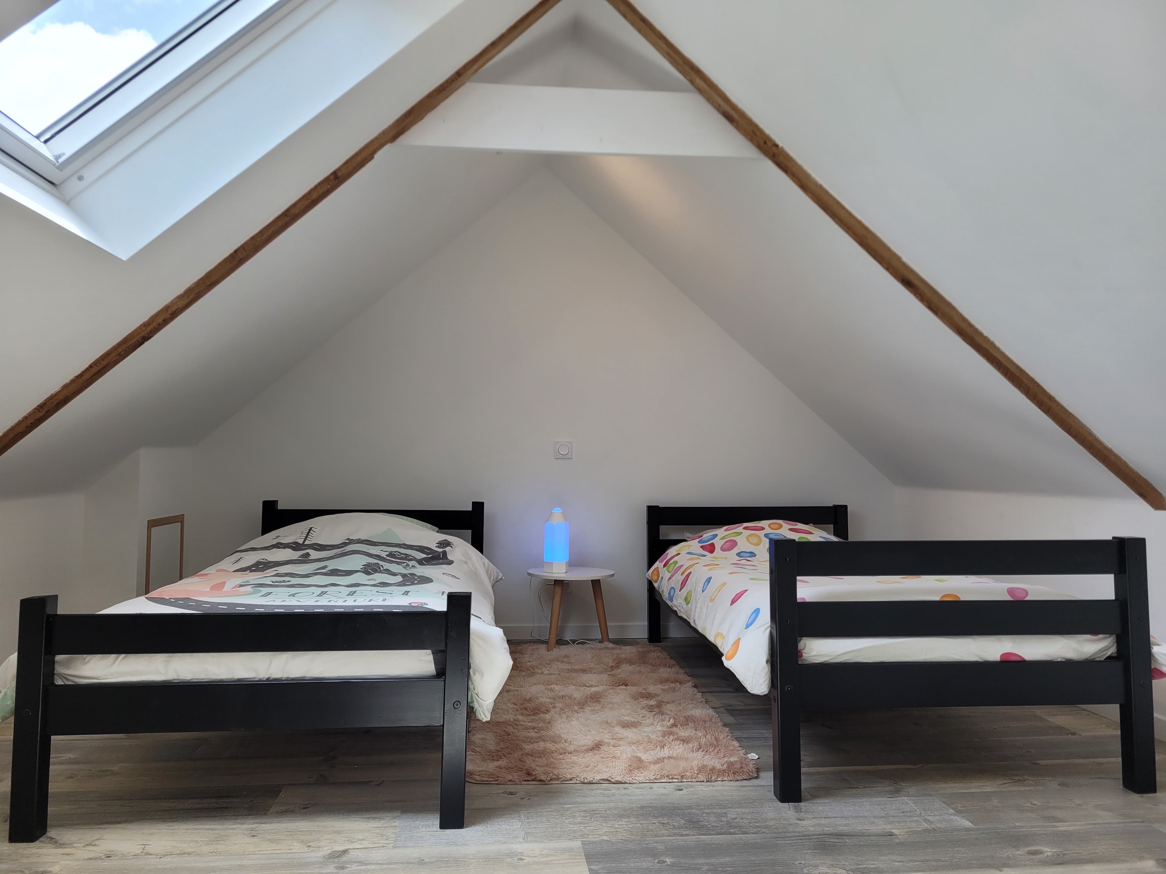 Maison Clévacances Plouézec  autre chambre 2ème étage lit 90*2