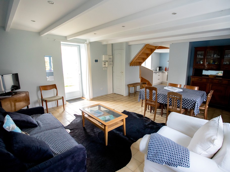 Vue salon-salle à manger