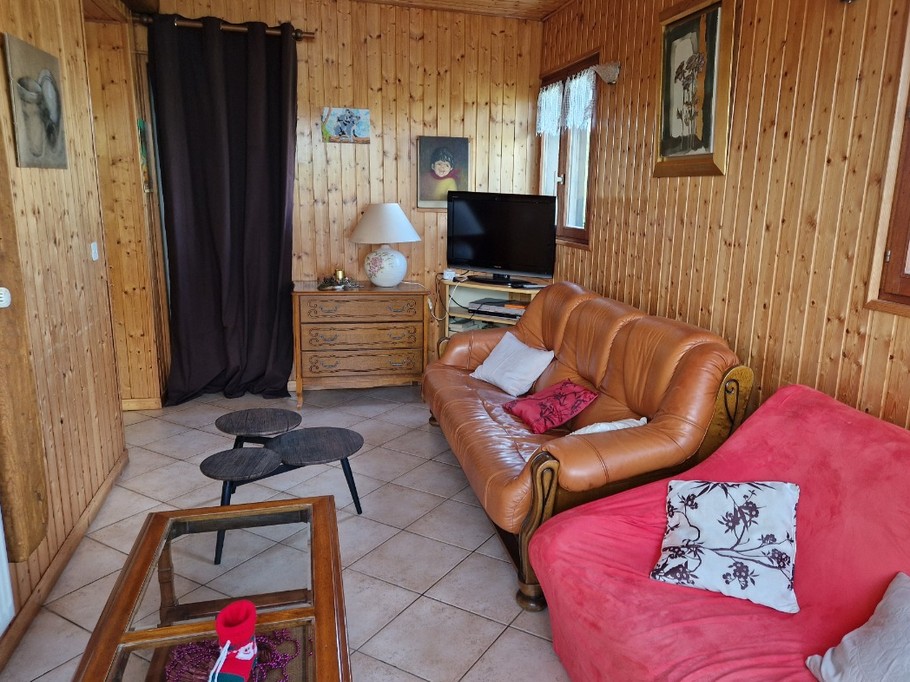 Salon avec télévision - Gîte des 4 vents à Girmont - Val d'Ajol dans les Vosges