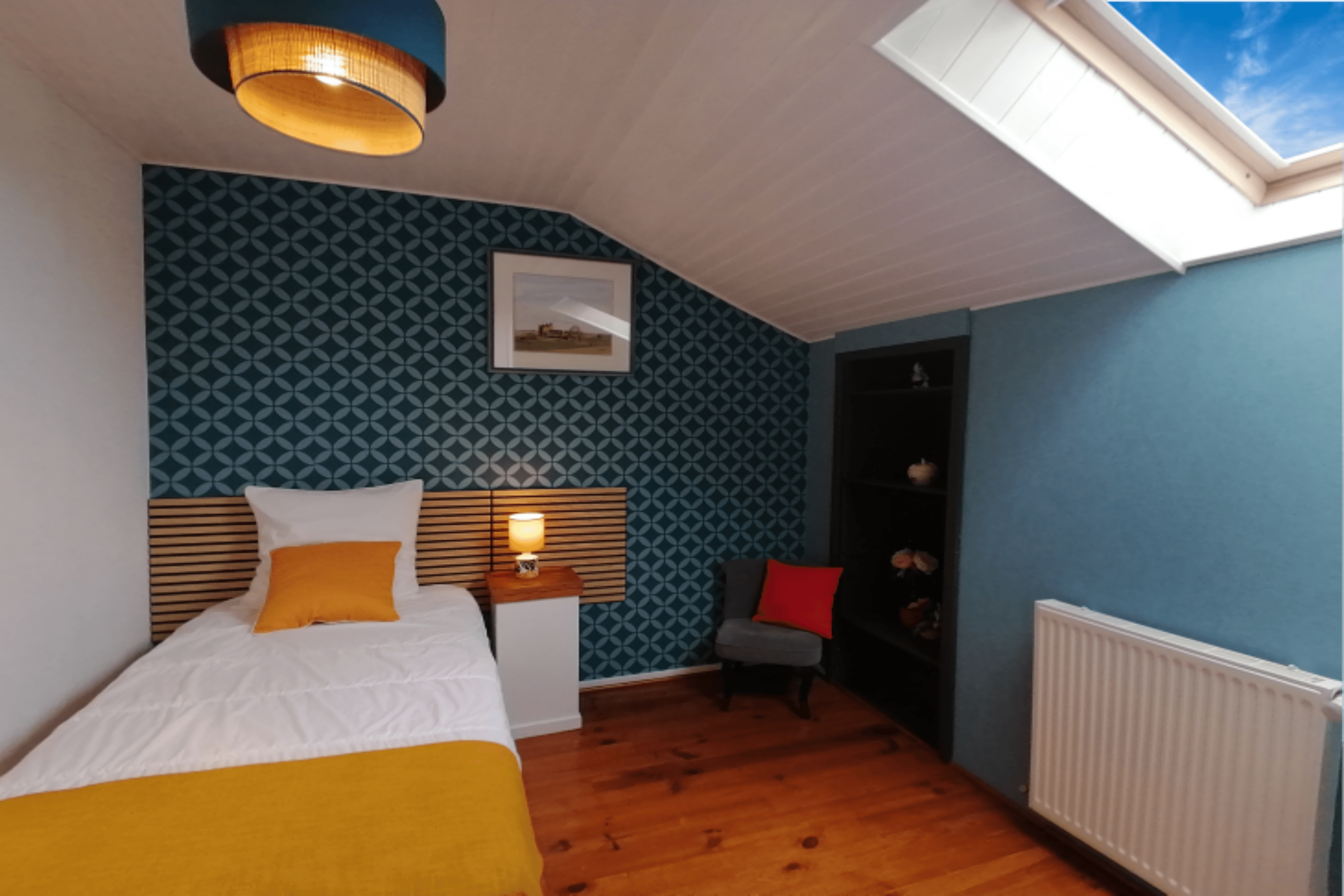 Chambre 3 avec un lit 90190cm