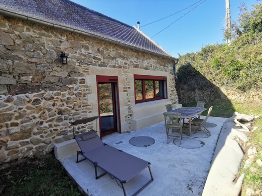 Terrasse avec soleil du matin