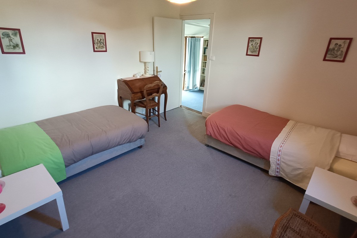 Chambre familiale des vergers - chambre lits doubles