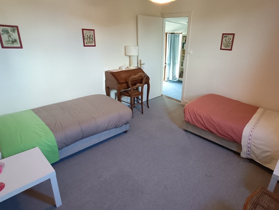 Chambre familiale des vergers - chambre lits doubles