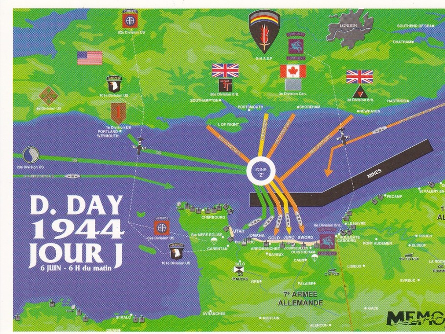6 JUIN 1944 DEBARQUEMENT DDAY
