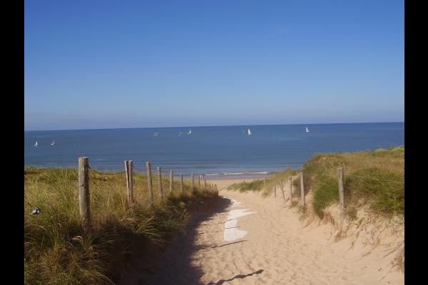Accès à la plage