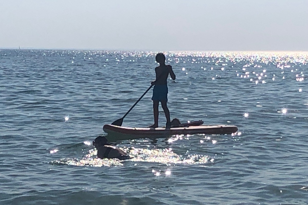 Paddle en mer