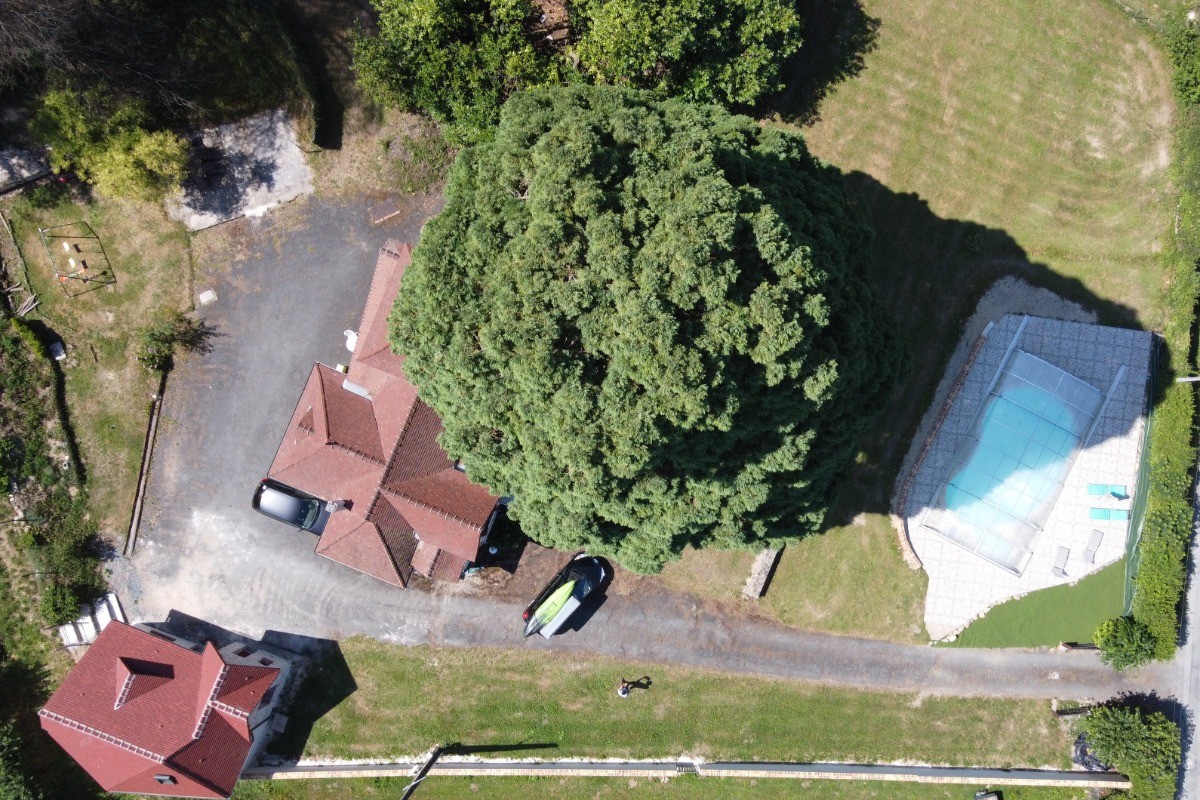 La maison vue du ciel en 2001 !