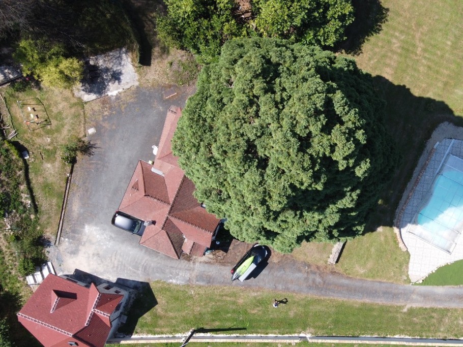 La maison vue du ciel en 2001 !