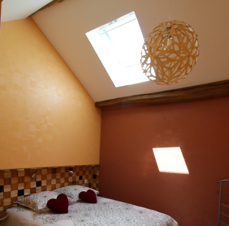 Chambre 1 lit 140 - Gite des Roches