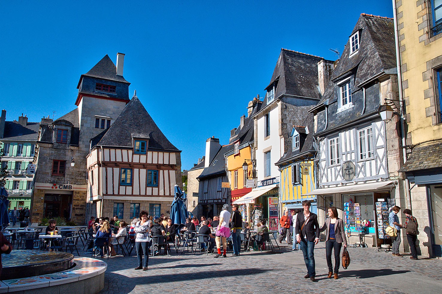 Quimper town centre