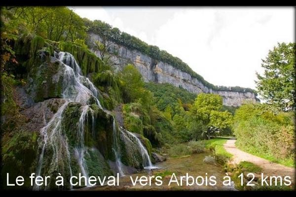 The horseshoe towards Arbois at 9 kms