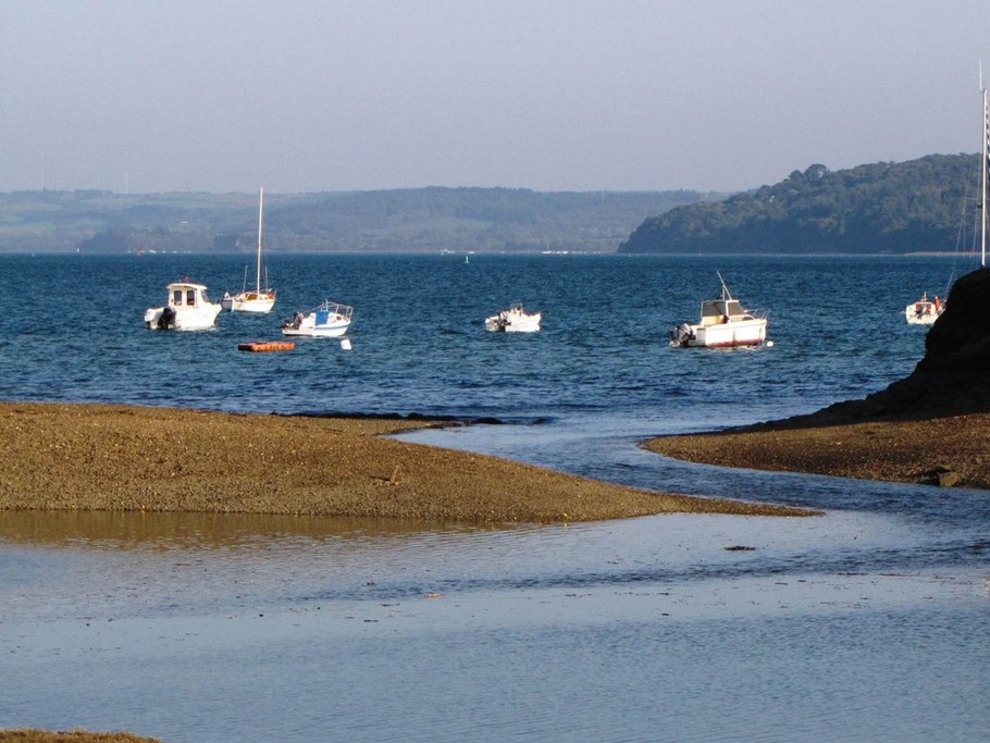 paysage depuis le sentier côtier qui passe au pied de la maison