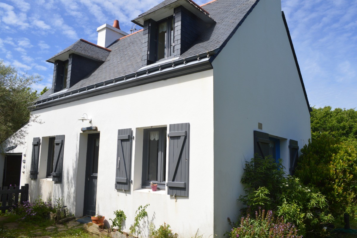 pignon maison côté jardin