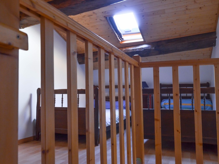 mézannine avec 2 lits 1 place