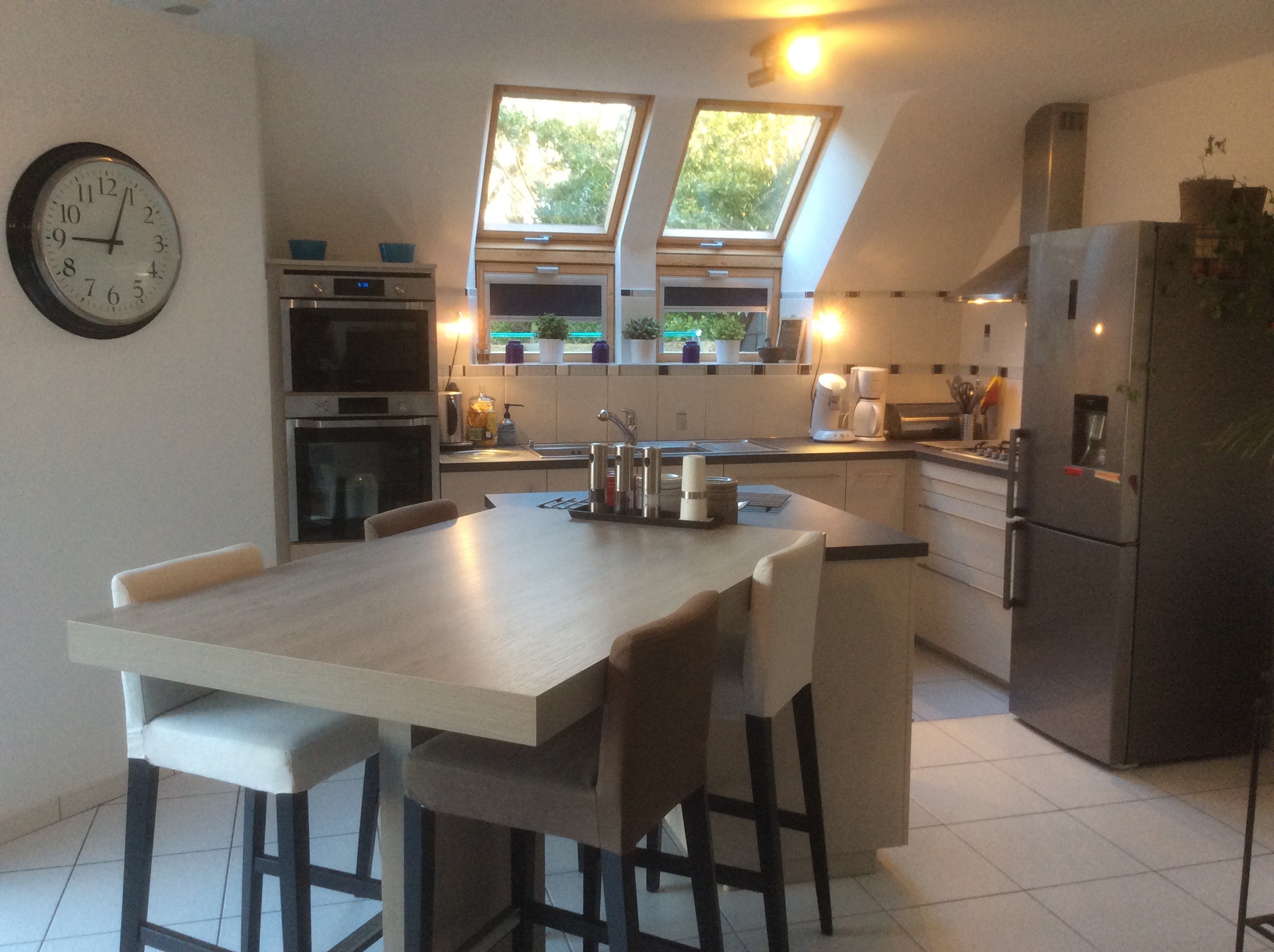 View of the kitchen from the dining room