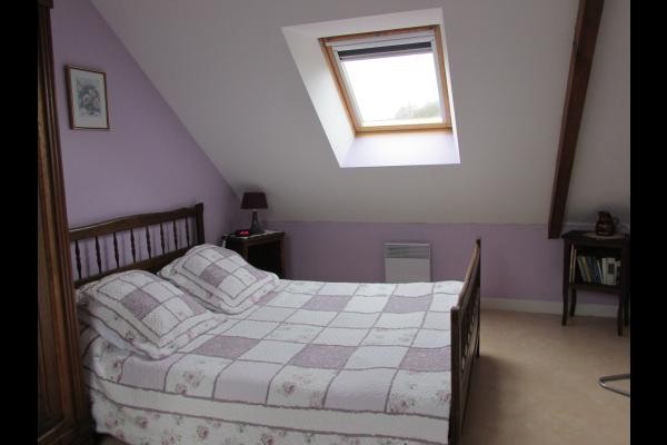 Location - Maison de vacances - Plaintel - Chambre lit double