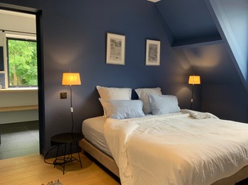 lit king size chambre d'hôtes Hysope
