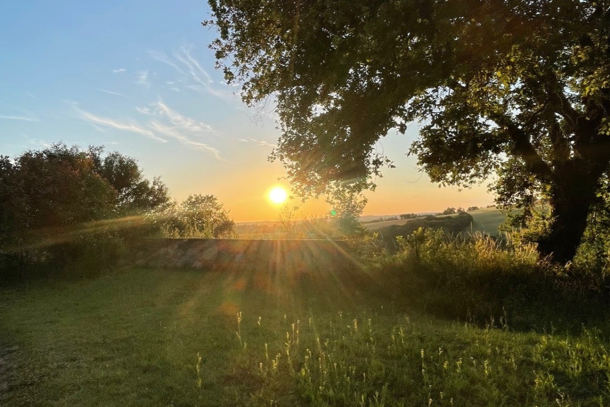 Maison d'hôtes Le Hour - Coucher de soleil