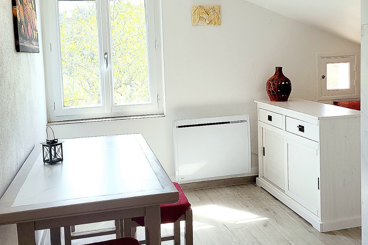 Le coin repas dans la cuisine