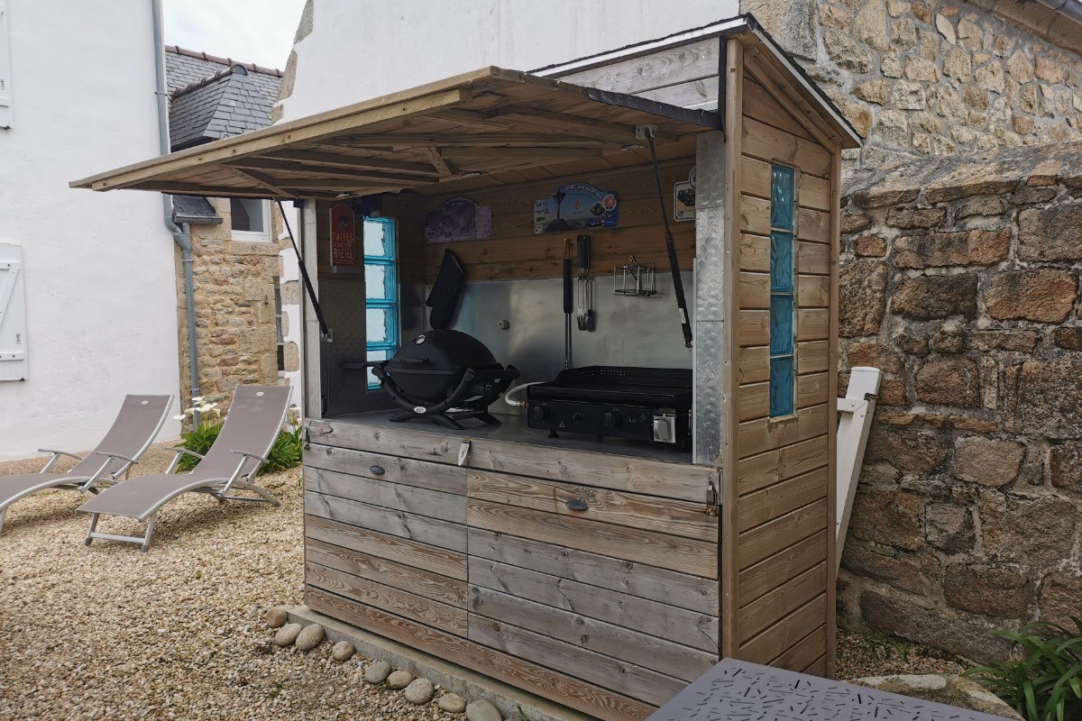 Le coin barbecue et plancha