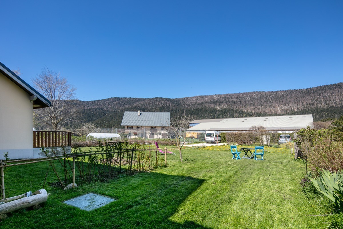 jardin vue montagne