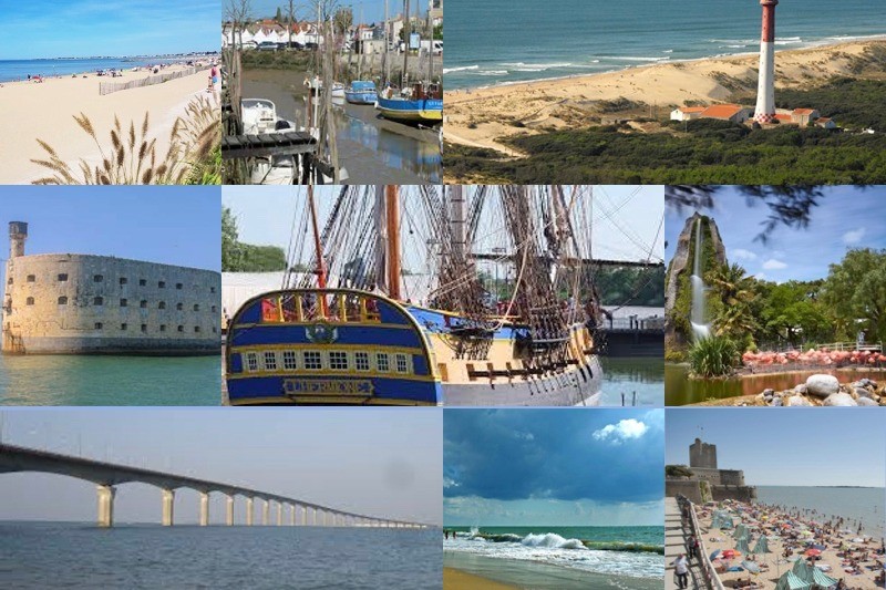 La campagne près de l'océan