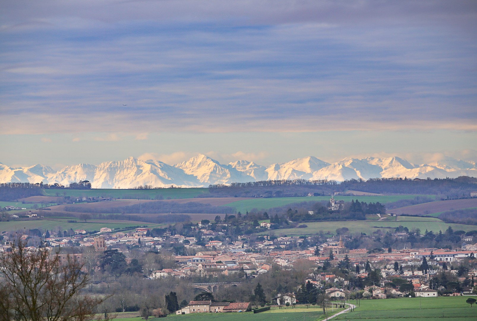 Vue sur les Pyrénées